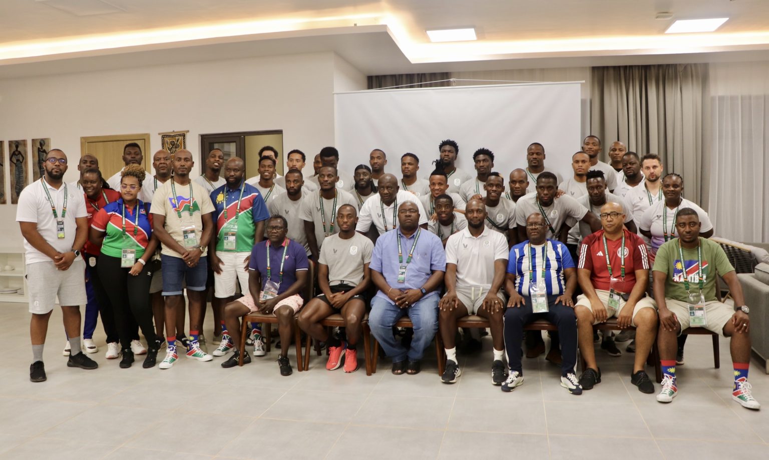 NFA President Inspires Tafel Lager Brave Warriors Ahead of AFCON 2023 Clash
