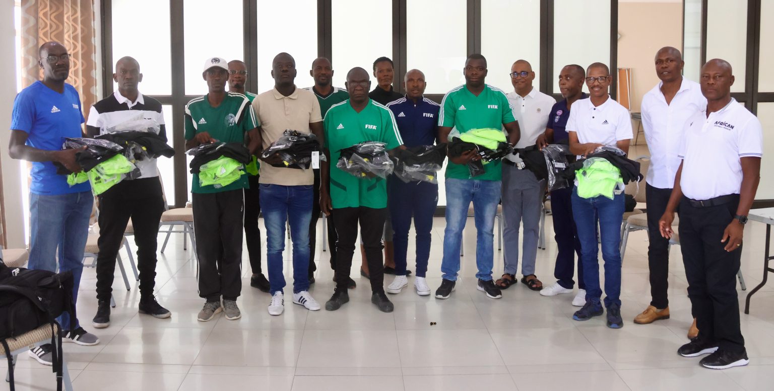 Namibian referees receive kit